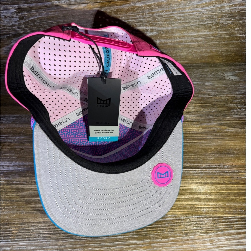 Melin Don't Give A Putt DGAP Coronado Flipper SnapBack Hat Pink Size Classic - Picture 5 of 13